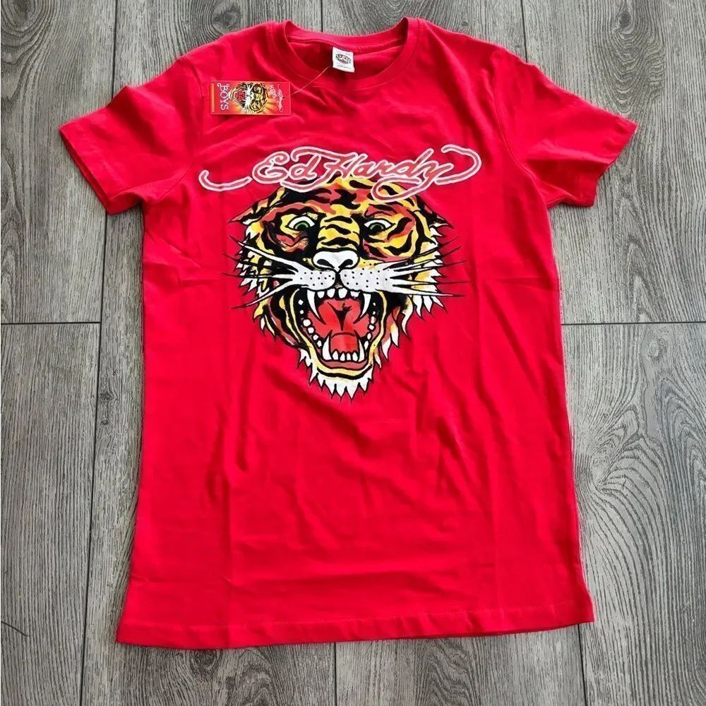 Ed Hardy Kids Red Tiger Tee